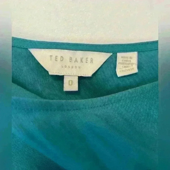 Ted Baker Lauica one shoulder  mini dress , sz 0 - Picture 7 of 9